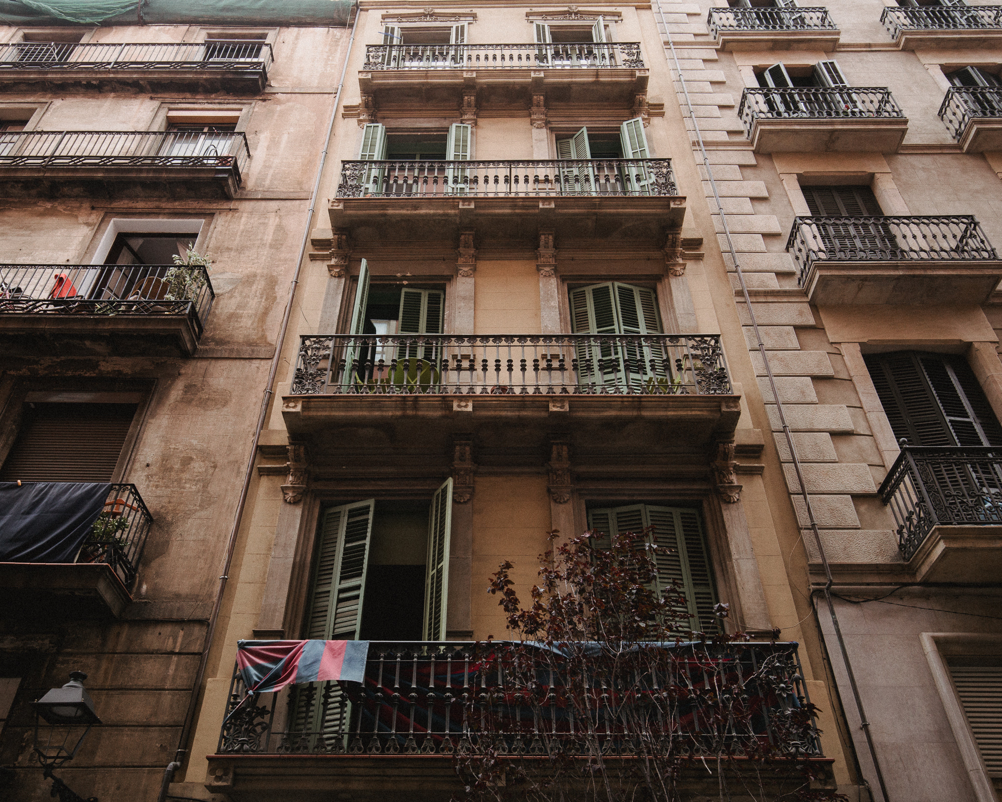 Edifícios residenciais numa cidade europeia