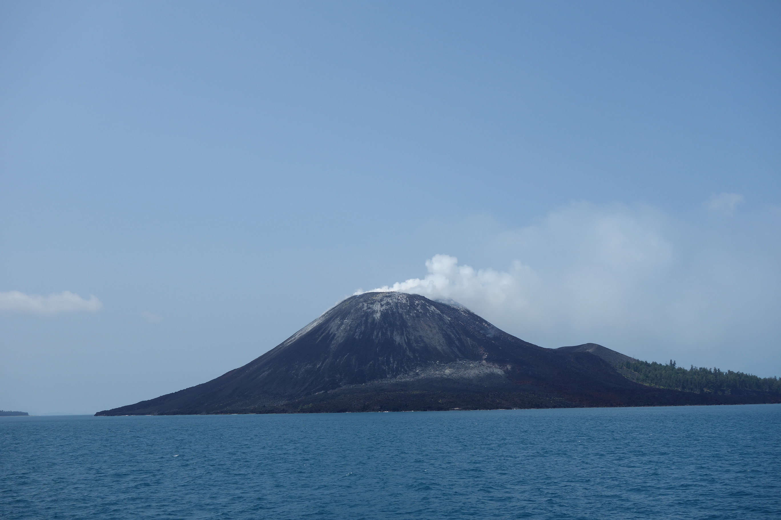 Vulcão Anak Krakatau, na Indonésia